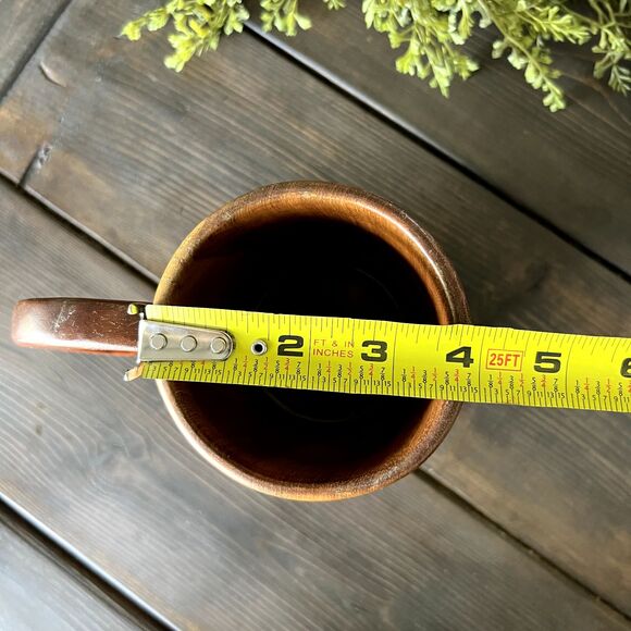 Harry Potter Wooden Butter Beer Stein Mug Hogwarts Cup 9 3/4 Leaky Cauldron Rare - Picture 7 of 9